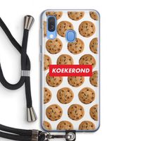 Koekerond: Samsung Galaxy A40 Transparant Hoesje met koord