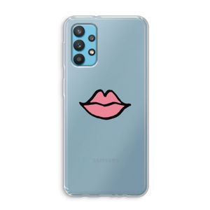 Kusje: Samsung Galaxy A32 4G Transparant Hoesje