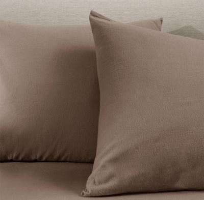 2-PACK Kussensloop Flanel - Fresh And Co - 60x70 Cm - Katoen - Dekbed-Discounter.nl
