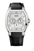 Horlogeband Hugo Boss 100-1-14-2229 Leder Zwart - thumbnail