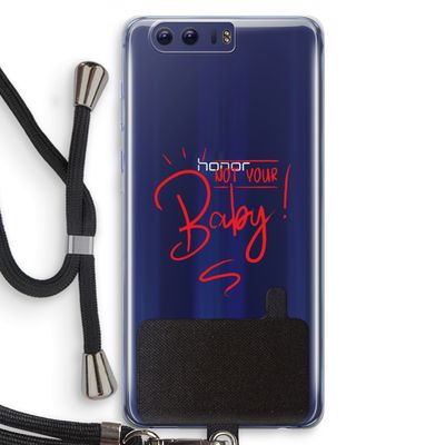 Not Your Baby: Honor 9 Transparant Hoesje met koord