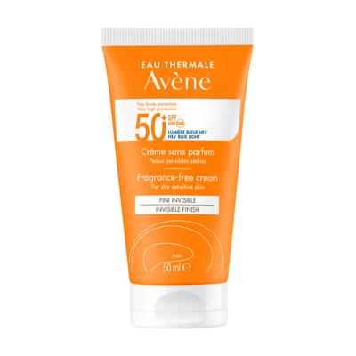 Avène Zonnecrème SPF50+ Zonder Parfum 50ml