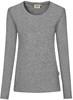 SALE! HAKRO 179 Dames Longsleeve Mikralinar® - Heather Gray - Maat XXL