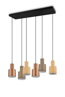 Trio Design hanglampAgudo 6-lichts - 319400617