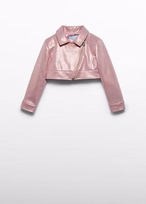 Abel & Lula Zomer biker jasje meisjes - roze