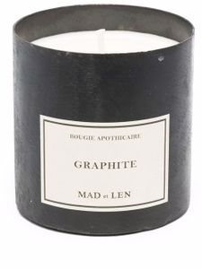 MAD et LEN bougie parfumée Graphite (300 g) - Noir