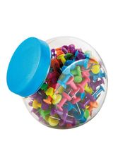 Alco AL-6600-26 Pushpin 150 St In Schroefdop-box NEON-Kleur Alco AL-6600-26 Pushpin 150 St In Schroefdop-box NEON-Kleur