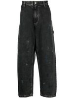 Maison Margiela jean droit Paint - Noir