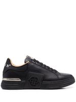 Philipp Plein baskets à logo Hexagon - Noir - thumbnail