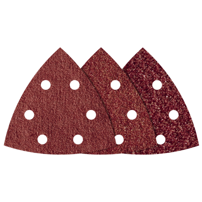 Wolfcraft Hechtschuurbladen | Geperforeerd | Delta | 95mm | 20 stuks - 1857000
