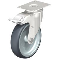 Blickle LKPXA-TPA 126G-26-FI Zwenkwiel met rem Wieldiameter: 125 mm Draagvermogen (max.): 120 kg 1 stuk(s)