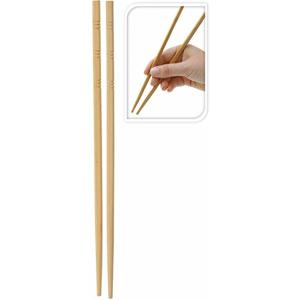 Sushi eetstokjes/chopsticks - 12 paar - bamboe hout naturel - Chinees/japans