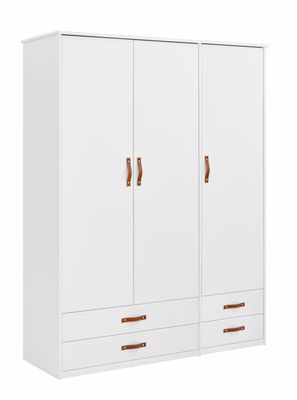 Cool Kids Kledingkast 3 Deuren en 4 Laden Cool Kids Kledingkast 3 Deuren en 4 Laden