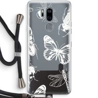 Tiny Bugs: LG G7 Thinq Transparant Hoesje met koord