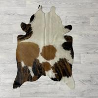 Kleine koeienhuid bruin wit zwart (Normandiër) 90x60cm