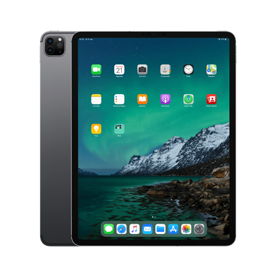 Refurbished iPad Pro 12.9 inch 2020 512 GB 4G Space Gray Licht gebruikt