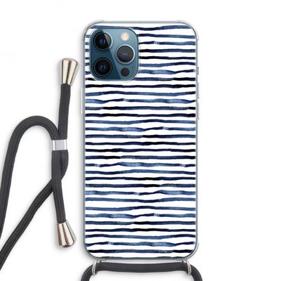 Verrassende lijnen: iPhone 12 Pro Max Transparant Hoesje met koord