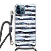 Verrassende lijnen: iPhone 12 Pro Max Transparant Hoesje met koord