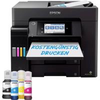 Epson EcoTank ET-5855 Multifunctionele printer Inkjet Kleur A4 Printen, scannen, kopiëren, faxen Inktbijvulsysteem, USB, WiFi
