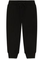 Dolce & Gabbana Kids pantalon de jogging à lien de resserrage - Noir