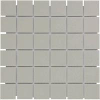 The Mosaic Factory London Mozaiek Tegel Vierkant - Grijs Porselein Ongeglazuurd, R11 309x309 mm
