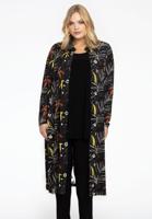 Yoek Blouse midi | Zwart | Maat 54/56