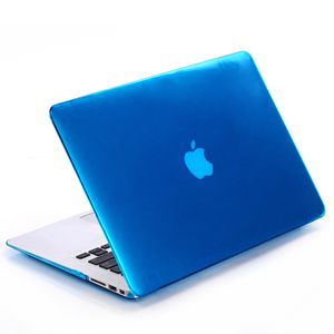 Lunso MacBook Air 11 inch cover hoes - case - Glanzend Lichtblauw