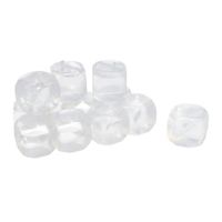 12x stuks plastic ijsklontjes/ijsblokjes herbruikbaar
