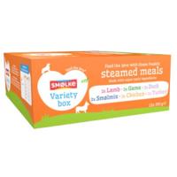 Smølke Tasty Variety Box combipack vers gestoomd nat hondenvoer 12 x 395 g