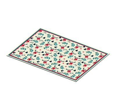 Placemat kerst Vreugde en rendieren