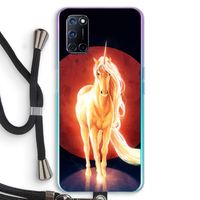 Last Unicorn: Oppo A72 Transparant Hoesje met koord