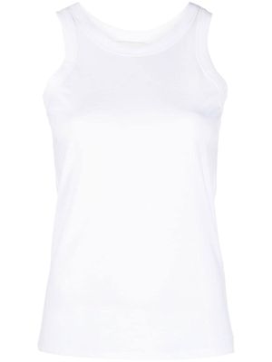 LouLou de Saison débardeur en coton à encolure ronde - Blanc