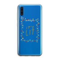 It's Lit: Samsung Galaxy A50 Transparant Hoesje