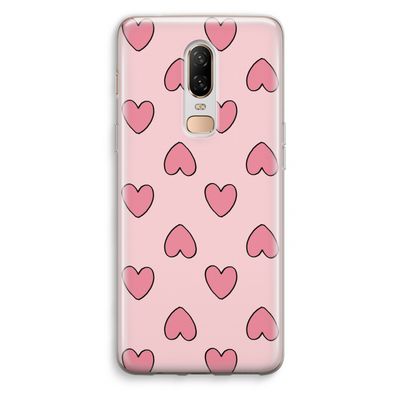 Ondersteboven verliefd: OnePlus 6 Transparant Hoesje