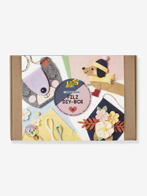 DIY-doos van vilt RAINBOW EDITION FOLIA, 36 stuks meerkleurig