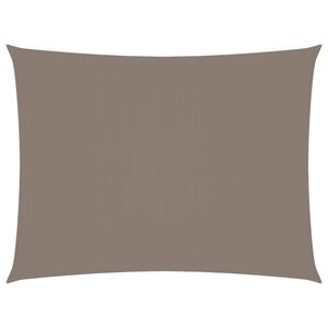 vidaXL Zonnescherm rechthoekig 2x3 m oxford stof taupe