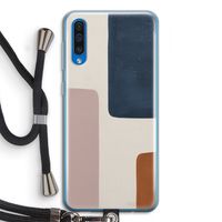 Geo #5: Samsung Galaxy A50 Transparant Hoesje met koord