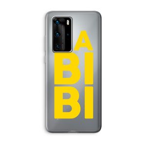 Habibi Majorelle : Huawei P40 Pro Transparant Hoesje