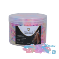 Excellent Horse Rubber Bands Silicone Rainbow