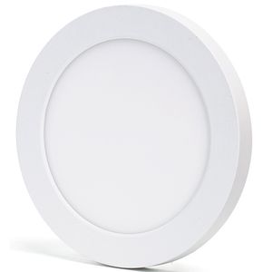 LED Downlight Pro - Aigi Foka - Inbouw/Opbouw - Rond - 12W - Aanpasbare Kleur CCT - Mat Wit - Kunststof
