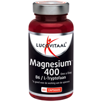 Lucovitaal Magnesium 400 met Vitamine B6 & L-Tryptofaan capsules