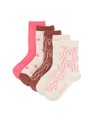 HEMA Nijntje kindersokken - 5 paar beige (beige)