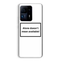Alone: Xiaomi Mi Mix 4 Transparant Hoesje