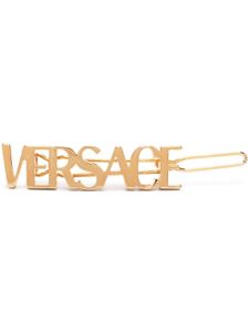 Versace barrette à logo - Or