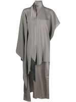 Taller Marmo robe caftan California à design asymétrique - Gris