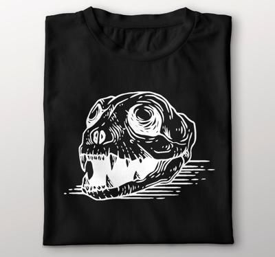Katten schedel t-shirt