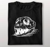 Katten schedel t-shirt Katten schedel t-shirt
