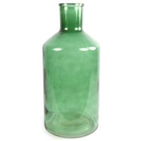 Countryfield Vaas - mintgroen - glas - XXL fles vorm - D24 x H51 cm