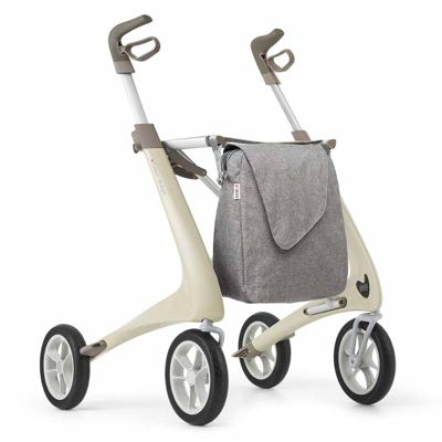 Carbon rollator Ultralight (4,8 kg) | by Acre | Kleur: Beige | Lichtgewicht | Omgekeerde handvatten | Lichtste rollator | Soft banden | byAcre Carbon rollator Ultralight (4,8 kg) | by Acre | Kleur: Beige | Lichtgewicht | Omgekeerde handvatten | Lichtste rollator | Soft banden | byAcre
