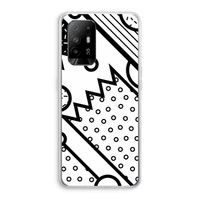 Pop Art #4: Oppo A94 5G Transparant Hoesje